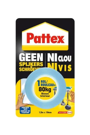 Pattex Geen Spijkers & Schroeven Montagetape Blauw Shop Nu
